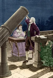 William Herschel (1738-1822) entdeckt den Planeten Uranus