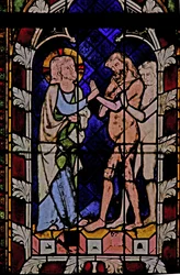 Fenster N-chapA mit Christus bei der Höllenfahrt