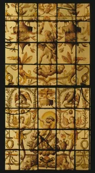 Fenster, das Jupiter und Luft darstellt