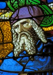 Fenster mit Darstellung des Heiligen Antonius dem Einsiedler