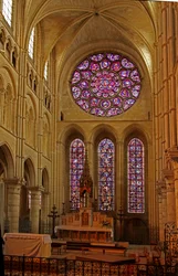 Fenster, Darstellung der Ostseite der Kathedrale
