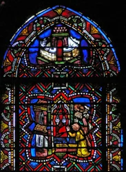Fenster s4, das Heiligtum der Heiligen Agatha