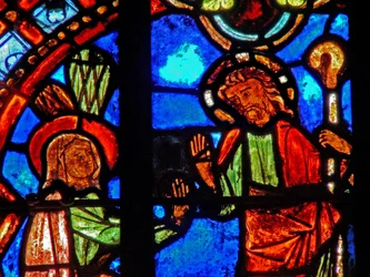 Fenster w0, Auferstehungsszene: Noli Me Tangere