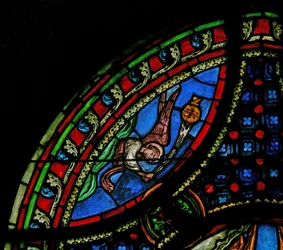 Fenster w0, Darstellung eines Engels