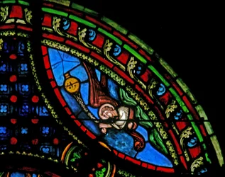 Fenster w0, Darstellung eines Engels