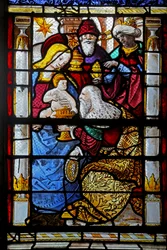 Fenster w10, Anbetung der Heiligen Drei Könige