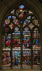 Fenster w113, Joseph erklärt seinen Traum Potiphar und wird von Potiphar beschuldigt