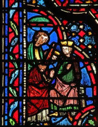Fenster w14 Samuel tötet Agag I Sam XV 33