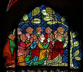 Die Apostel bei der Himmelfahrt