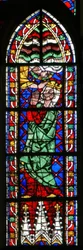 Fenster w200 mit der Darstellung der Krönung Mariens
