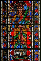 Fenster w202 mit der heiligen Katharina