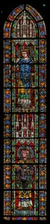Fenster w205 mit dem heiligen Maximin und dem heiligen Valentinus