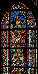 Fenster w207, Papst Innozenz III. darstellend