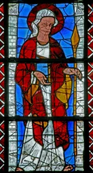 Fenster w219 mit dem Heiligen Thomas