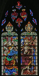 Fenster w58, Darstellung des zweifelnden St. Thomas