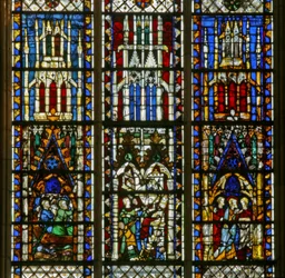 Fenster w6 mit Darstellung der Berufung von Andreas und Petrus