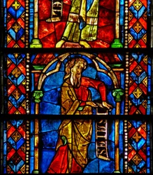 Fenster w7, Prophet Jesaja am Baum Jesse