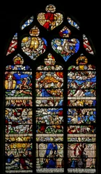 Fenster w9 mit dem Jüngsten Gericht - nach Albrecht Dürer