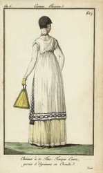 Frau mit Titus-Frisur in den Tivoli-Gärten