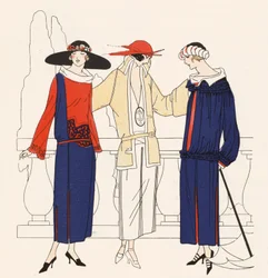 Damenmode der 1920er Jahre von Designer Jean Patou