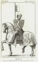 XIII Jahrhundert, Herrschaft von Ludwig IX., Amaury VI., Graf von Montfort, Konstabler von Frankreich unter Ludwig IX.