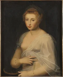 Junge Dame mit Spiegel