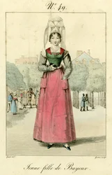 Junges Mädchen aus Bayeux