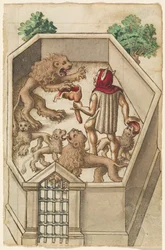 "Füttere keine Dinge, die scharfe Krallen haben" [fol. 38 recto]