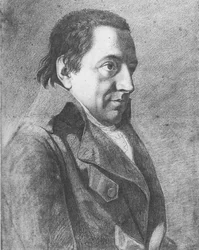 Porträt von Johann Gottlieb Fichte 1762-1814, ca. 1800