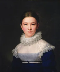 Porträt von Lina Groger, der Pflegetochter des Künstlers, 1815