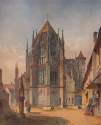 Eine französische Kirche, ca. 1863, 1938
