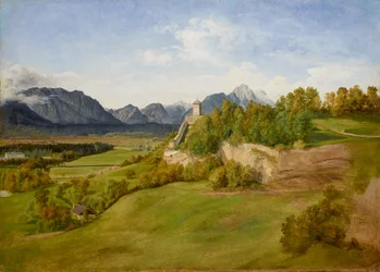 Der Mönchsberg in Salzburg mit dem Josefsturm