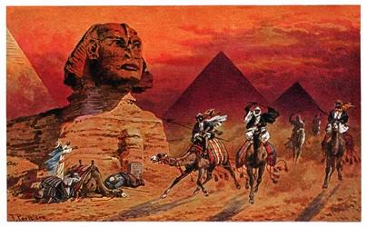 Sphinx von Gizeh, ca. 1900