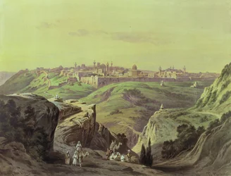 Blick auf Jerusalem