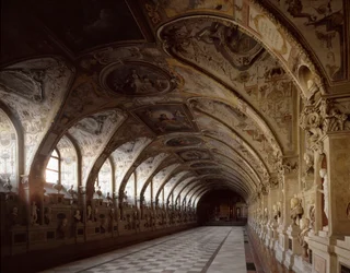Ansicht des Antiquariums des Königspalastes