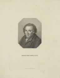 Porträt von Moses Mendelssohn