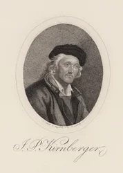 Porträt des Komponisten Johann Philipp Kirnberger 1721-1783
