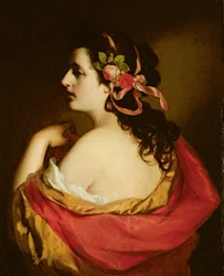 Porträt eines jungen Mädchens, 1865