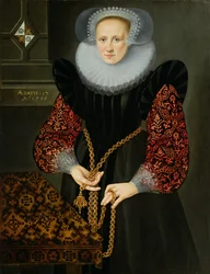 Porträt von Aefge Gijbland, siebzehn Jahre alt, 1598