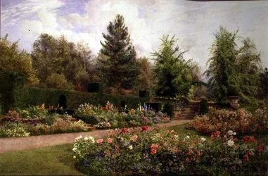 Terrassen im Knightshayes Court, Lady Amory