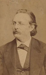 Porträt des Organisten und Komponisten Edmund Kretschmer