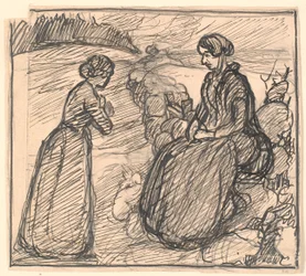 Entwurf zu H.C. Andersen "Die Geschichte einer Mutter"