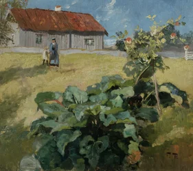 Frau und Kind, ca. 1892