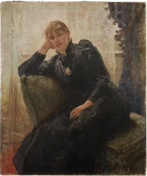 Porträt einer Dame (Porträt von Therese Karl)