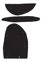 Abstrakte organische Balance