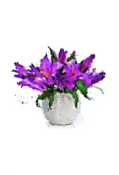 Lebhaftes violettes Bouquet
