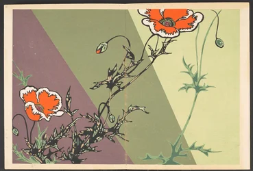 Shasei sôka môyô, Muster von Pflanzen und Blumen aus dem Leben