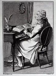 Porträt von Antonio Sacchini (Zeichnung)