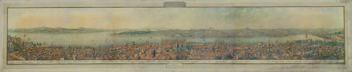 Blick auf Konstantinopel