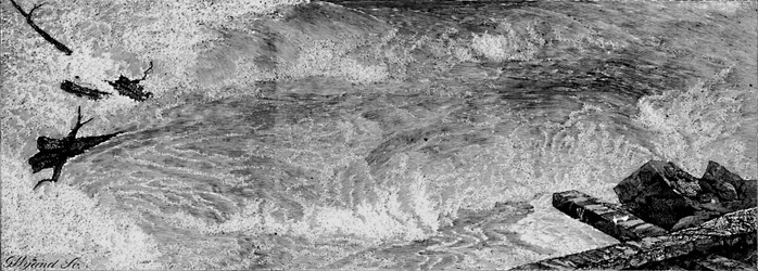 Die Stromschnellen oberhalb der Wasserfälle, ca. 1840, 1883